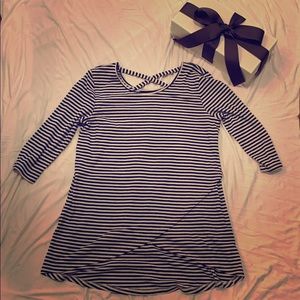 Black and white striped shirt